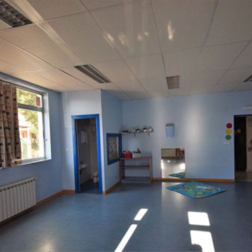 Aula infantil azul